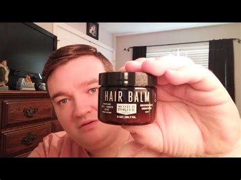 Captain fawcett barberism mens beard balm hair styling control care 60ml tin. Scotch Porter Hair Balm for Men - YouTube