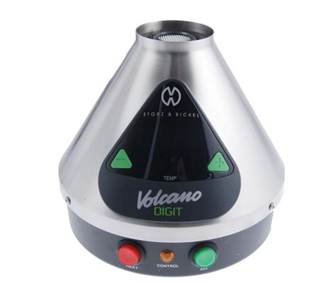 The volcano hybrid vaporizer is equipped with a slick and ingenious display complete with integrated touch buttons: Volcano, The Best Vape For Frequent Smokers - Cannahacker