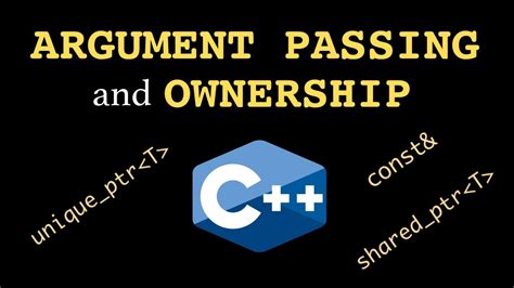 Any differences between these two approaches? C++ Fundamentals: Argument Passing and Ownership - Part 1 ...