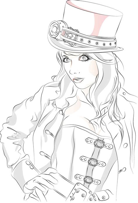 These digital coloring pages for kids and adults are. free printable fantasy pinup girl coloring pages - Google ...