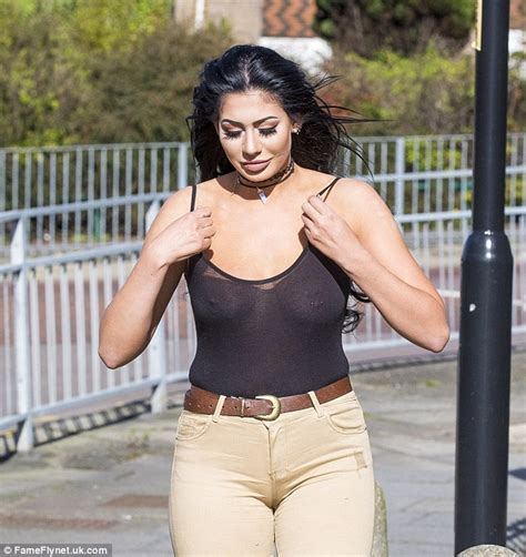 It may not display this or other websites correctly. Geordie Shore's Chloe Ferry goes braless under sheer black ...
