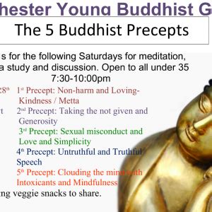 These principles are viewed by many as the means to living a life in line with the eight fold path of buddhism. five precepts | The Buddhist Centre