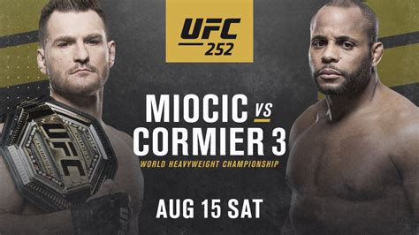 We offer the best ufc streams in hd without subscription. Where To Watch UFC 252 Miocic vs Cormier 3 Live Stream ...