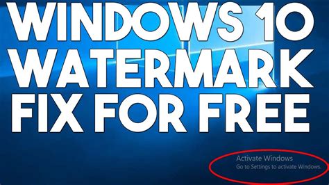 How to get rid of activating windows watermark. how to get rid of windows 10 watermark permanently 2019 ...