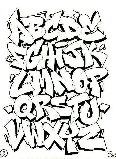 Alphabet may refer to any of the following: Graffiti Alphabet image by Oli Mesén in 2020 | Graffiti lettering ...