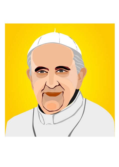 Souhait que partage el pape argentin, le pape qui ne fait pas de politique… en octobre 2017, en en parallèle, les enfants de l'école avaient envoyé au pape françois « des dessins et des écrits relatifs. Image pape François - Dessin 29192