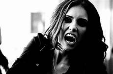 vampire gif diaries gifs vampires nina dobrev giphy female katherine teeth into bleeding undead facts blood elena tumblr movies truth