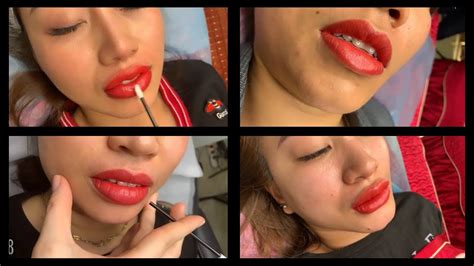 Membuat orang dzolim jadi gila/edan. DAHSYAT! Ini Dia 19 Tato Bibir Merah Permanen Yang Sangat ...