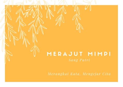 We did not find results for: Kata Kata Mengejar Mimpi Dan Cita Cita