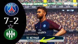 Neymar psg presentation hd 1080i (05/08/2017) by mncomps facebook neymar jr paris saint germain pes ps2 2017 by: PES 2017 | PSG vs Saint Etienne | NEYMAR scored 6 goal & Full Match | Gameplay PC - YouTube