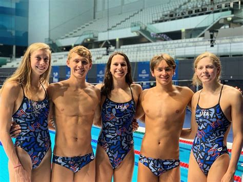 Fina rules allow a maximum team size of 52 swimmers (26 men and 26 women). USA Team for 2019 World Junior Swimming Championships ...