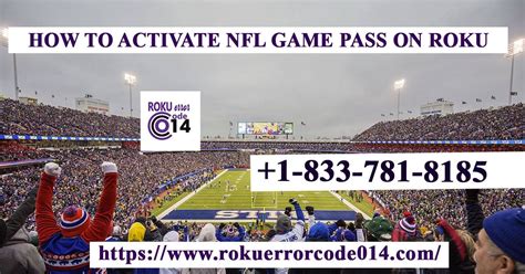 * blackout restrictions apply in the uk and republic of ireland. How to activate nfl game pass on roku in 2020 | Nfl games ...