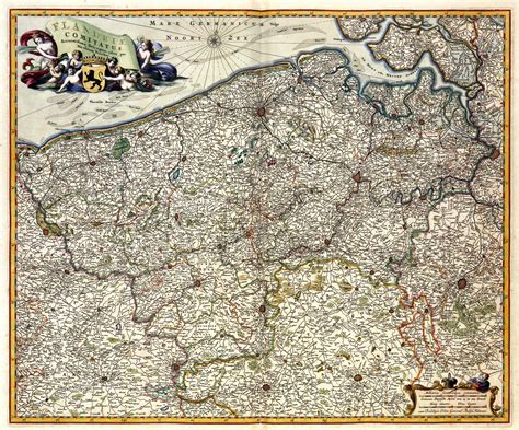 Het graafschap vlaanderen ( nederlands : FLANDRIAE COMITATUS Accuratissima Descriptio, edita - Het ...