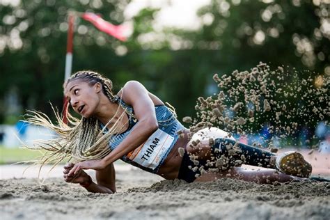 Het hart van nafi thiam is gebroken. Rugwind houdt Nafi Thiam van Belgisch record verspringen ...