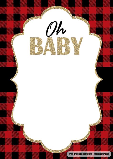 Once your dream registry has been put together and the you create custom baby shower invitations that are perfect for any style of celebration. FREE Red and Black Baby Shower Invitation Templates ...