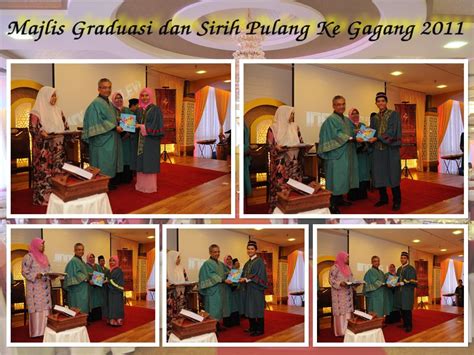 Arti lainnya dari sirih pulang ke gagang adalah kembali seperti semula. 4 Disember 2011, Majlis Graduasi bagi menandakan tamatnya ...