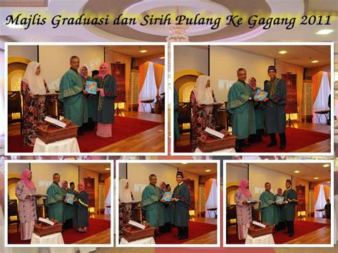 Artinya jodoh sudah sesuai benar. 4 Disember 2011, Majlis Graduasi bagi menandakan tamatnya ...