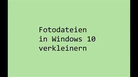 Es gibt nicht genügend partitionen zur verfügung, um ihre daten. Fotodateien in Windows 10 verkleinern - YouTube