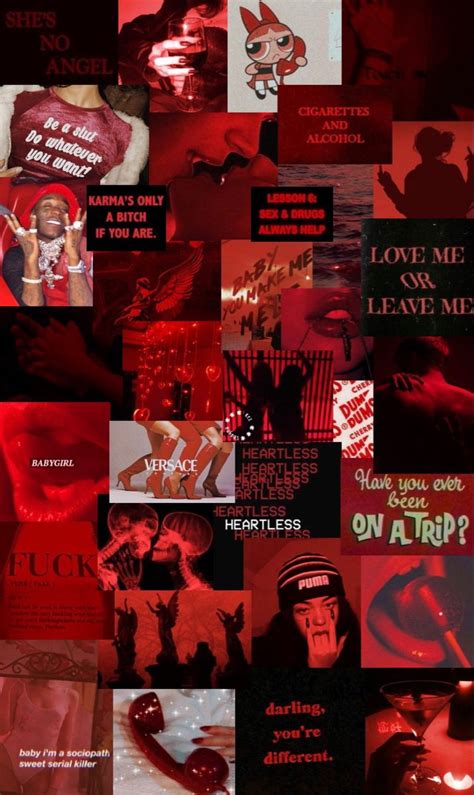 Aesthetic baddie red aesthetic bedroom. Pin on custom wallpapers