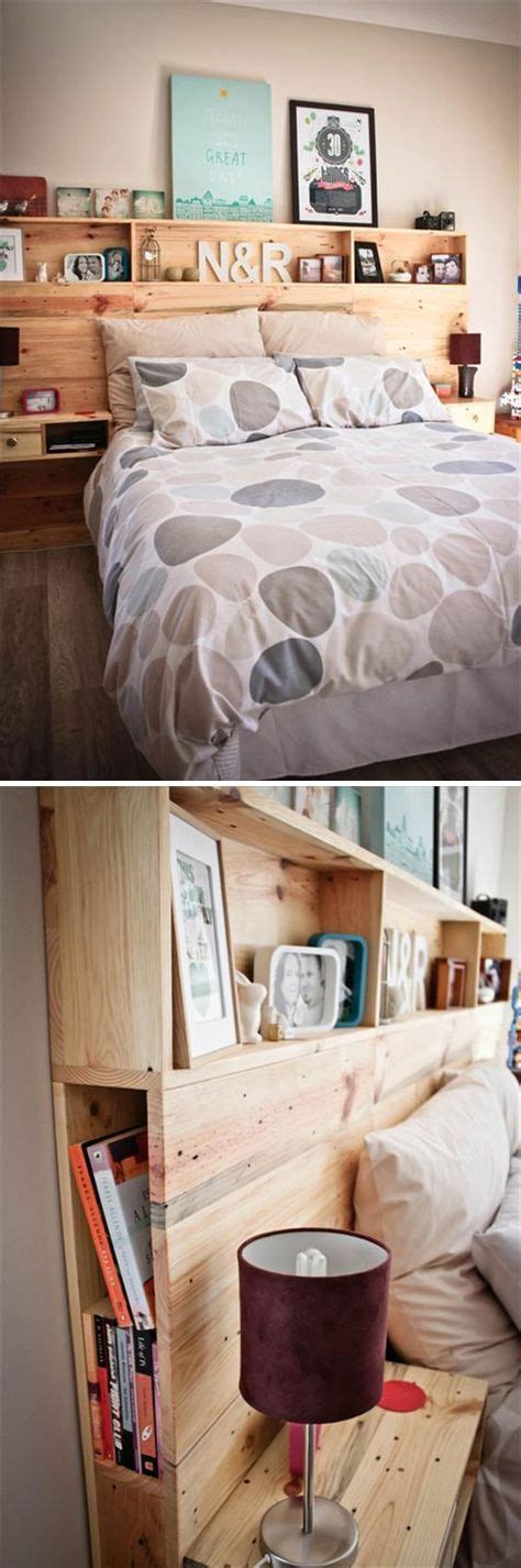 You can replicate this diy headboard look by constructing our simple box shelves and adding a little bit of molding. 47 of the Best Ways to Use DIY Headboards to Create the ...