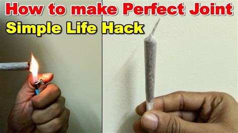 Simple Life Hack: How to Roll a Perfect Joint - YouTube