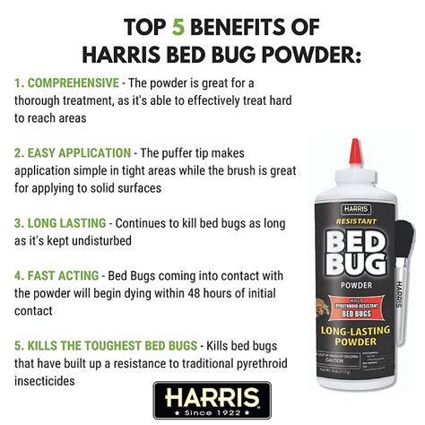 We recommend using this product in combination with our residual spray kills bed bugs when they return to the treated area. Shop Harris Bed Bug Killer Powder 4 oz With Application ...