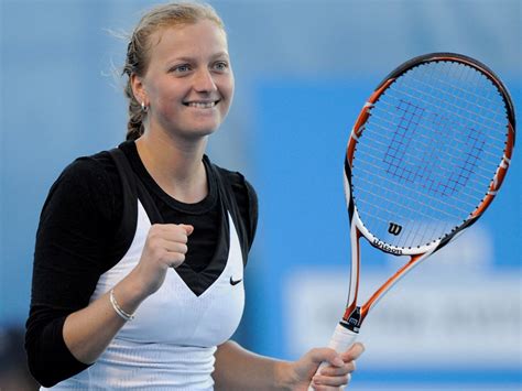 Su padre jiří la introdujo al tenis. Petra Kvitová