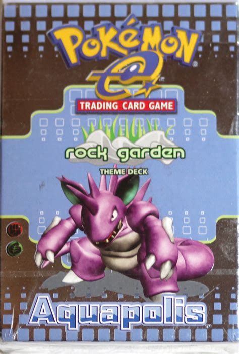 Pokémon center is the official site for pokémon shopping, featuring original items such as plush, clothing, figures, pokémon tcg trading cards, and more. POKEMON AQUAPOLIS ROCK GARDEN THEME DECK - Pokefeens