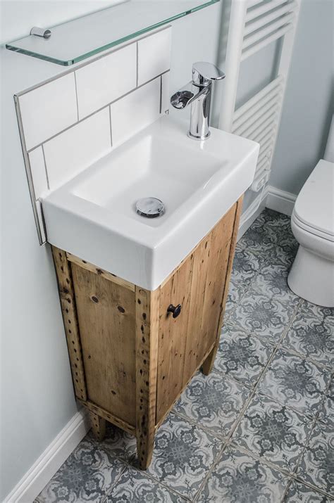 Bathroom wooden vanity unit are very popular among interior decor enthusiasts as they allow for an added aesthetic appeal to the overall vibe of a property. Small Vanity Unit | Small bathroom sinks, Small bathroom ...