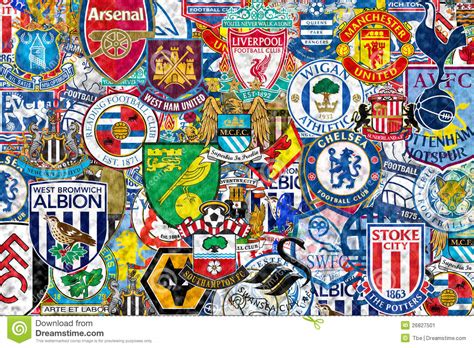 Ontdek prachtige engelse steden zoals londen en manchester. De Engelse Clubs Van De Voetbal Redactionele Foto - Beeld ...