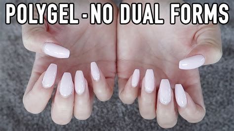 How to create polygel nails using dual forms! I Tried To Apply Polygel With Nail Forms Instead Of Dual ...