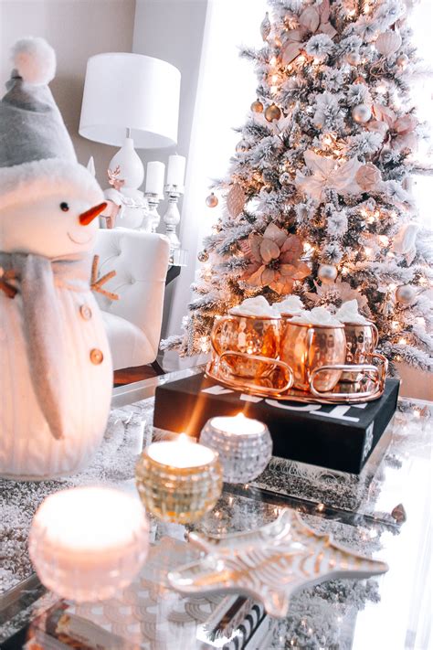 Rose gold is made by combining specific amounts of silver, copper, and gold into one combined substance. Blush Pink, Rose Gold, & White Christmas Decor