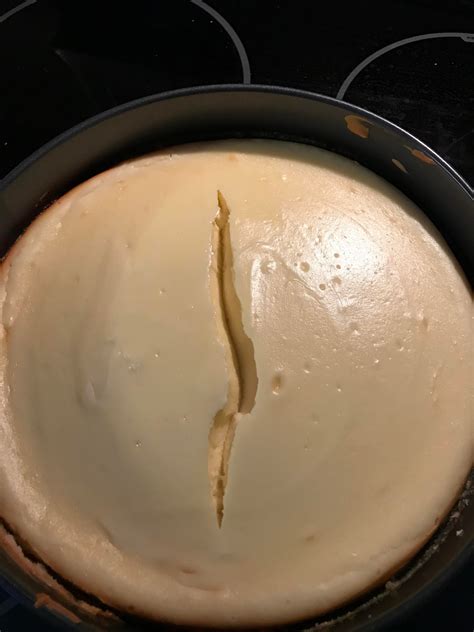 An underbaked cheesecake will ripple and jiggle noticeably. My wife made cheesecake. Think she is trying to tell me ...