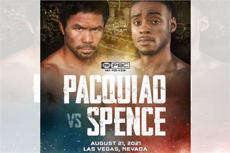 Are officially booked to meet on aug. Pacquiao heavy underdog vs Spence - Chavit - Journal News