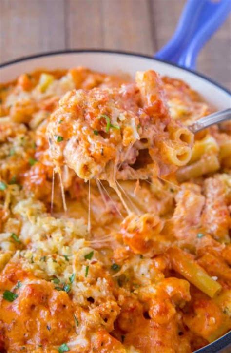 Enjoy our freshly baked garlic breadsticks and your choice of homemade soup or salad with any entree. Olive Garden Five Cheese Ziti al Forno (Copycat) - Dinner ...