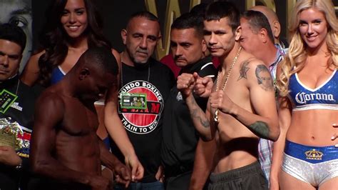 Dignity health sports park , carson. Guillermo Rigondeaux vs Moises Flores weigh-in - YouTube