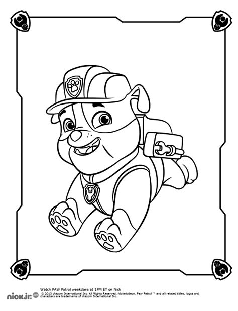 Play paw patrol coloring games with the colorful pages and catching eyes. Paw Patrol #44261 (Cartoons) - Printable coloring pages