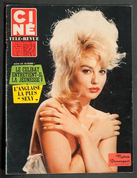 Mylène Demongeot - Cine Tele Revue Magazine Cover [France] (31 May 1962 ...