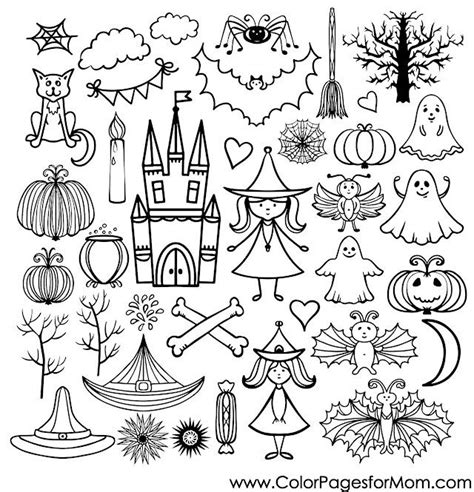 Find all the coloring pages you want organized by topic and lots of other kids crafts and kids check out our free printable coloring pages organized by category. halloween collage coloring page (make stickers ...