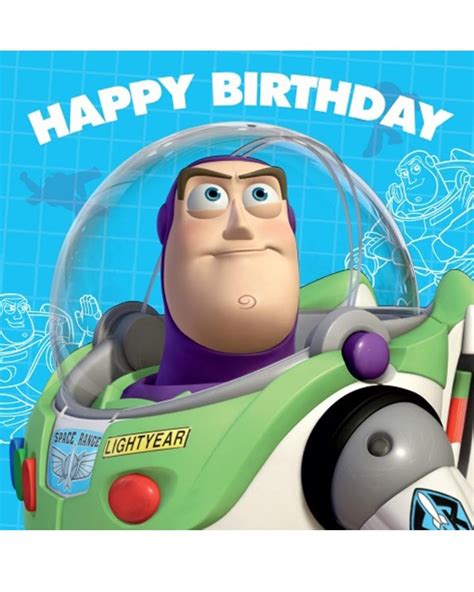 Card is part of thicker, stiff paper or slim pasteboard, particularly one utilized for creating or printing on; Toy Story Square Birthday Card | PARTY SUPPLIES