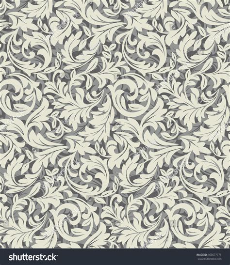 Best vector floral in eps, ai, cdr, svg format for free download. Floral Pattern Wallpaper Baroque Damask Seamless Stock ...