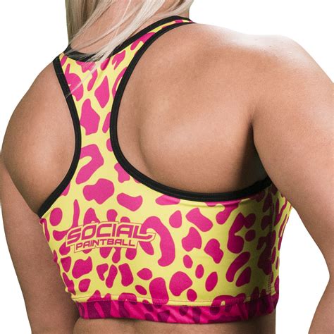 Go wild with a huge range of block colorways or leopard print options. Women's Racerback Sports Bra, Leopard Lemonade - Social ...