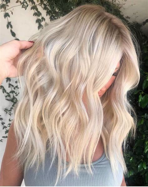 To achieve a platinum blonde look, you need to use a toner on freshly bleached hair to make it white. 50+ Popular Hair Colors In 2019 | White blonde hair, White ...