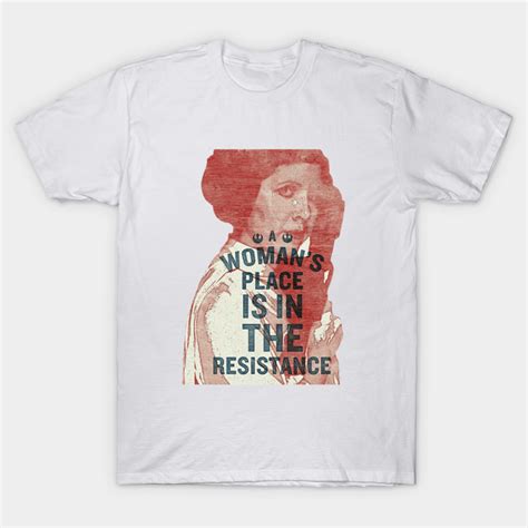 Sport grey is 90% cotton, 10% poly; Woman's Place Is In The Resistance Feminist - Womans Place ...