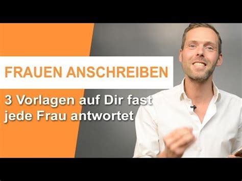 Dann kann es mitunter zu blöden problemen kommen. Frauen Anschreiben Tipps: 3 Vorlagen fürs Online Dating (Tinder, Lovoo, Facebook) - YouTube ...