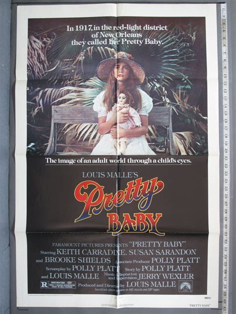 Brooke shields in pretty baby is probably the most gorgeous creature i have ever laid eyes upon. PRETTY BABY (1978) Original Movie Poster For Sale