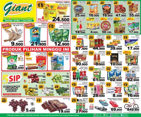 Giant sebagai retail besar yang menyediakan berbagai macam kebutuhan dapur, hadir dengan memberikan berbagai macam makanan mentah. Promo Giant JSM Periode 29 Mei - 1 Juni 2020 - Update ...