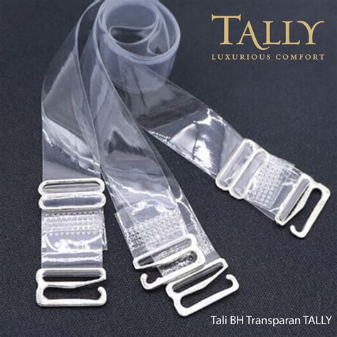 Silahkan klik gambar untuk memperbesar. Tali Bh TALLY Tali Bh Transparant bening Tali Invisible | Shopee Indonesia