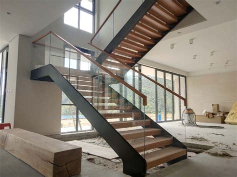 The steps are called treads; U Shaped Staircase | Demax Arch in 2021 | Modern stair ...