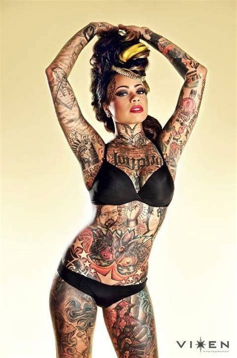 Who is the woman that covers her tattoos? Completely Tattooed Woman